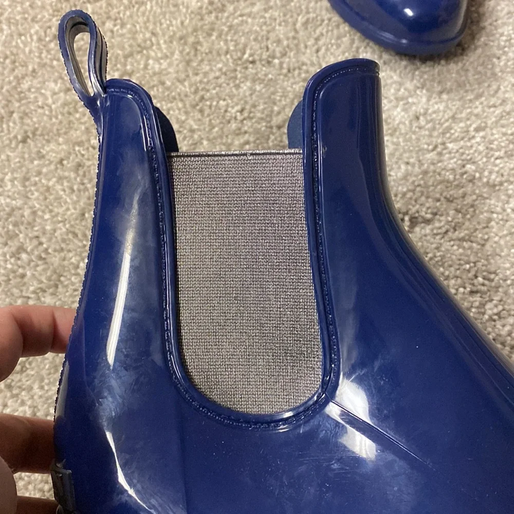💛Blue Ralph Lauren Tally rain booties